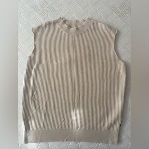 Men's Cream Sweater Vest